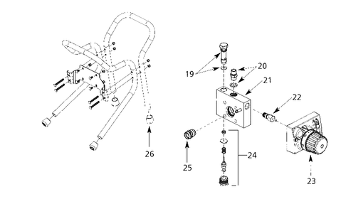 Assembly Parts Diagram and Parts List for PS250H  Campbell Hausfeld Paint Sprayer